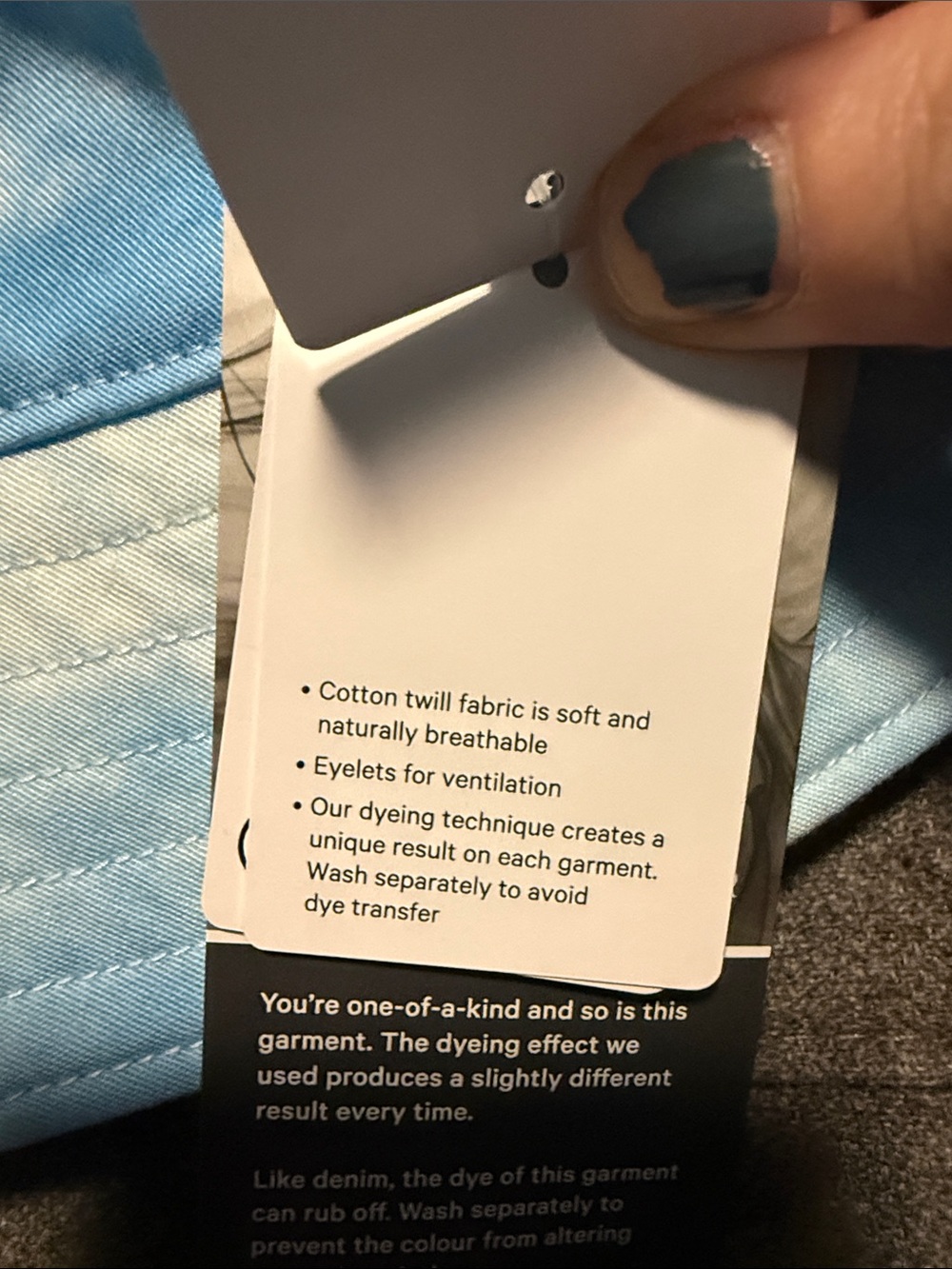 Lululemon reversible cotton bucket hat, NWT, S - Picture 6 of 9